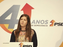 Margarida Balseiro Lopes na comemoração do aniversário do partido, Distrital de Leiria