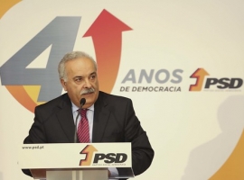 Fernando Costa na comemoração do aniversário do partido, Distrital de Leiria
